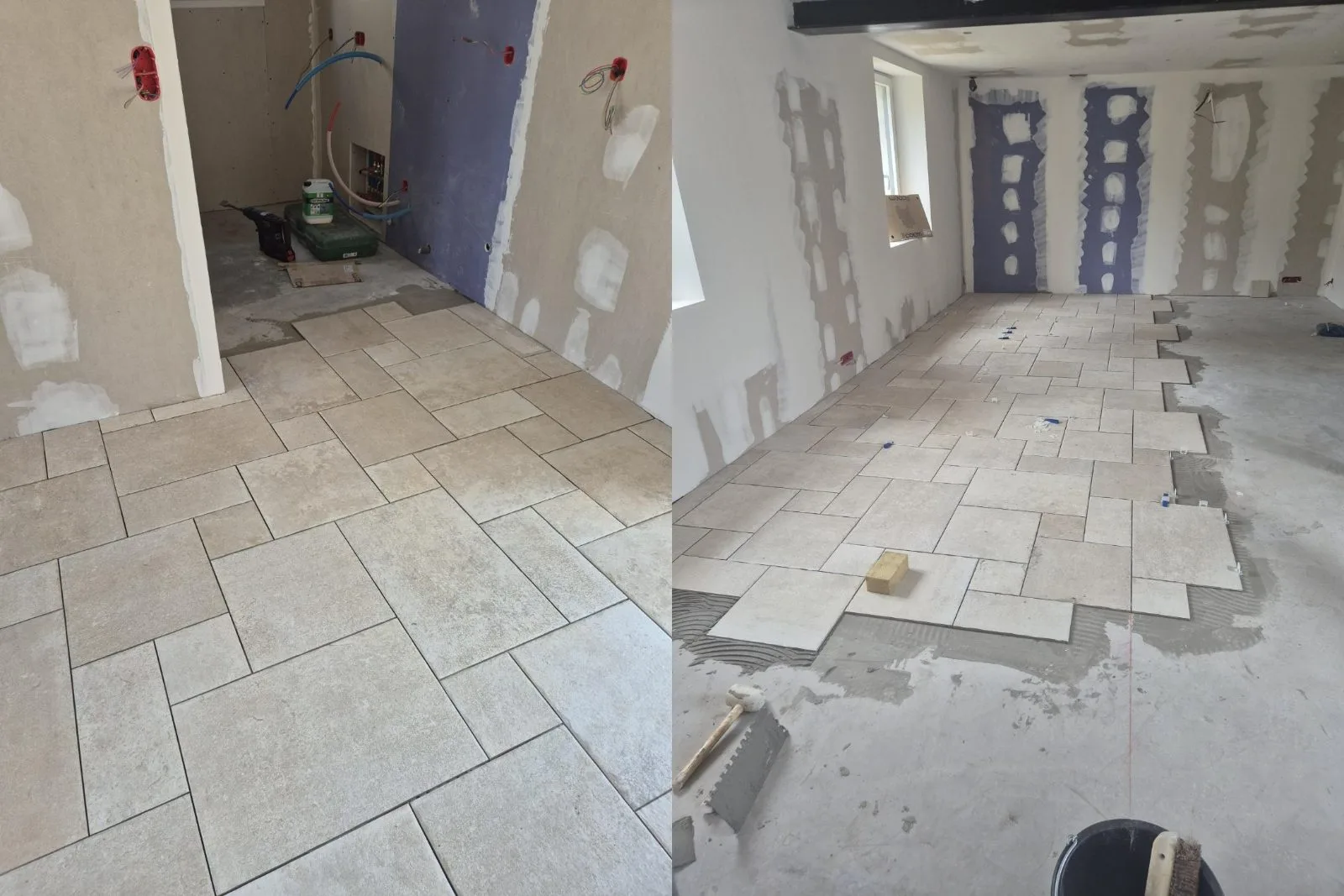 Pose de carrelage à Senlis