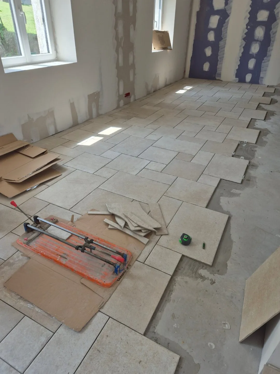 Pose de carrelage à Senlis — chantier KreaBati (photo 4)