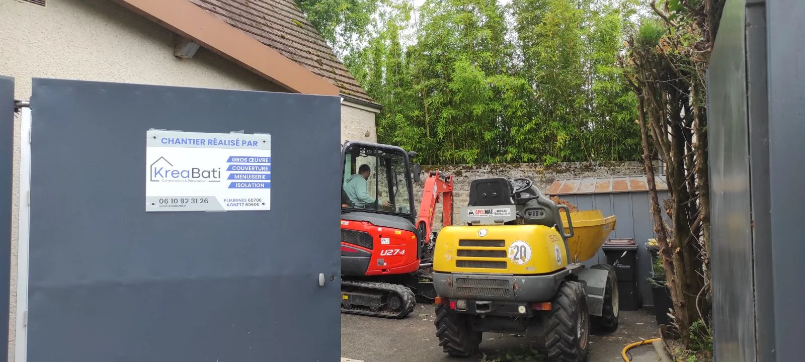 Réalisation d'un puisard à Apremont