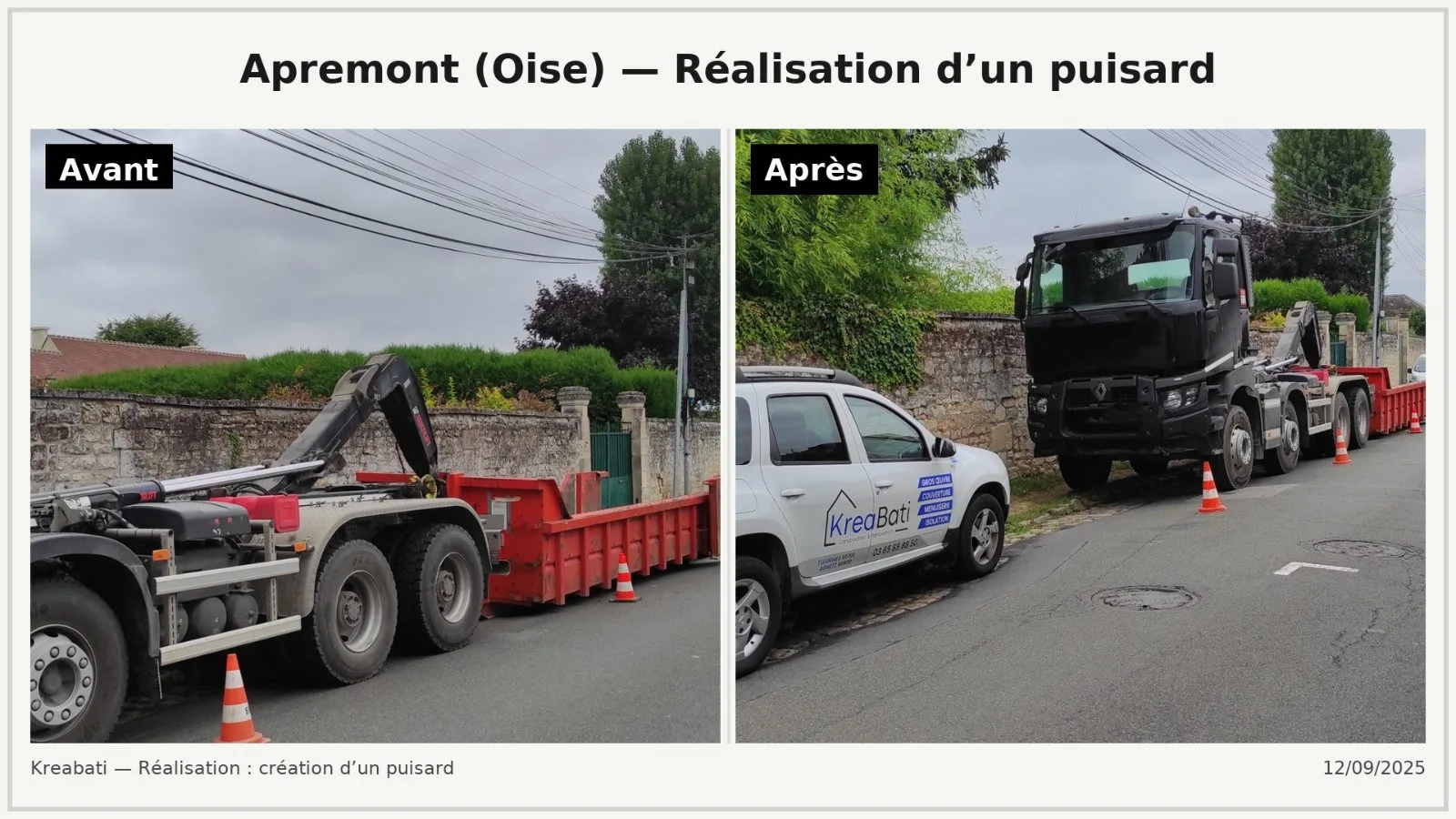 Puisard à Apremont — chantier KreaBati (photo 4)